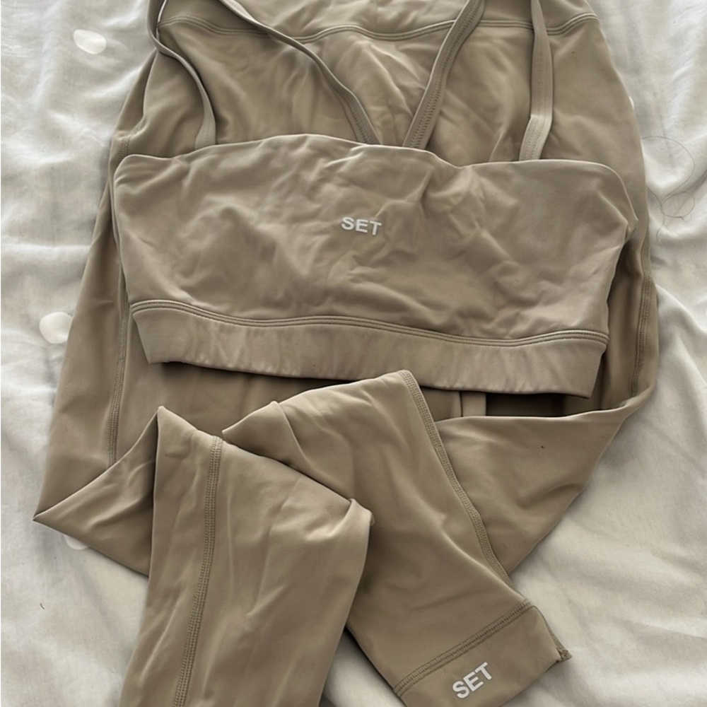 SET Active Nude/Taupe Sports Bra